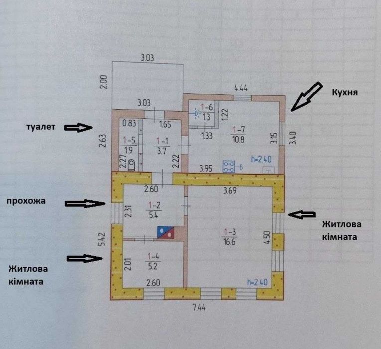 Продам будинок с.Таранівка