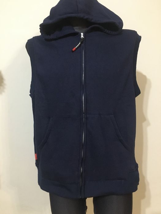 Bezrękawnik z kapturem, uniseks