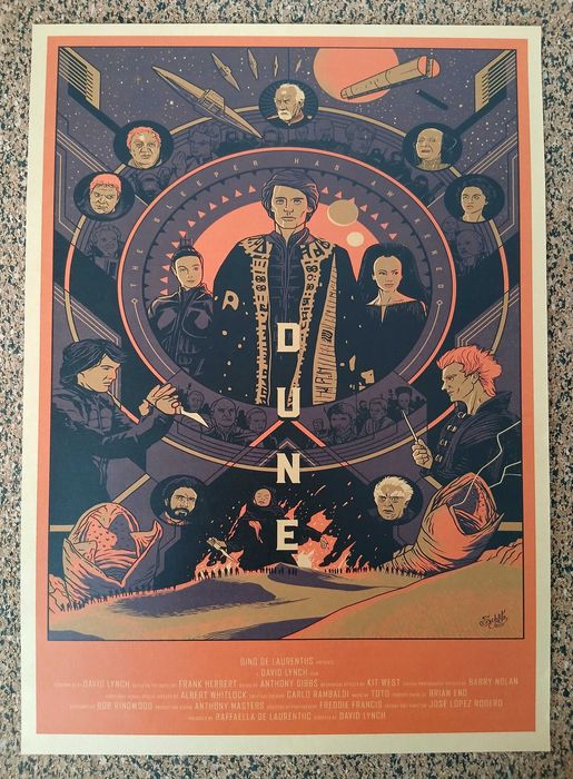 Poster - Dune de David Lynch (papel kraft 30x 42 cm)