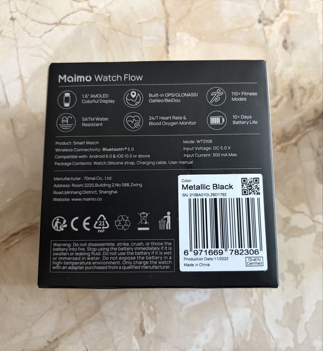 Smartwatch Maimo Watch Flow