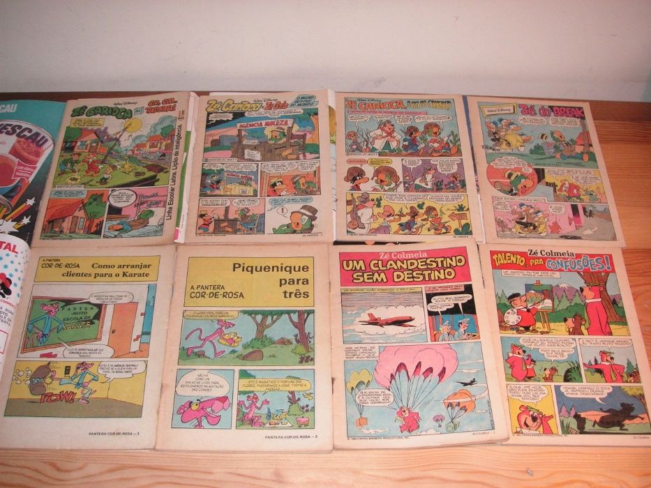 Banda Desenhada Anos 80/90 Pato Donald, Zé Carioca, Zé Colmeia, Pateta