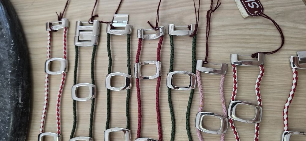 8 pulseiras Slick Acero