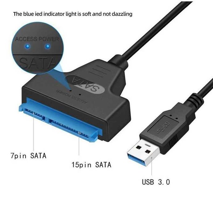 Adapter konwerter dysku SATA 2,5' na USB 3.0
