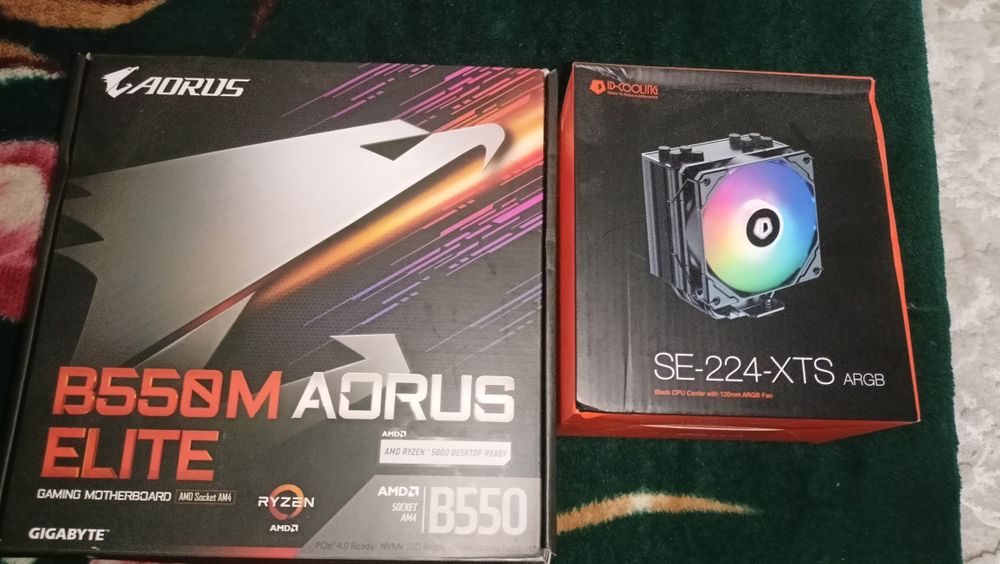 Комплект мат. плата, проц., ОЗУ