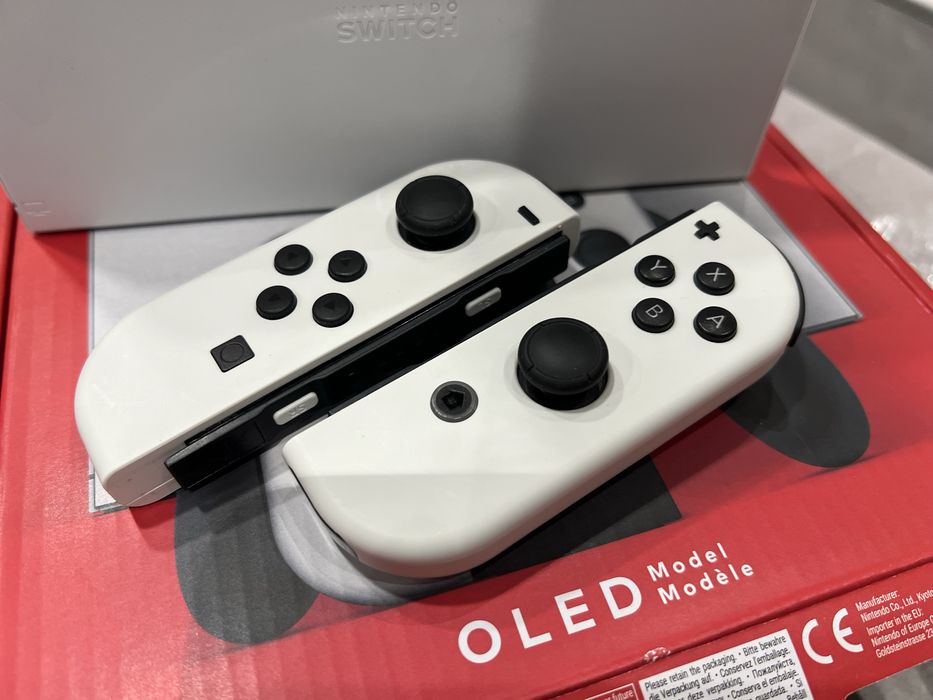 Jak nowa konsola Nintendo Switch Oled biala + gwarancja