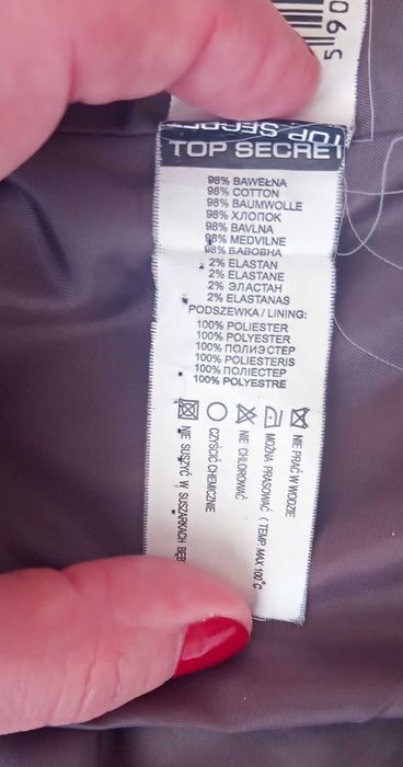 Marynarka Top Secret r. 36