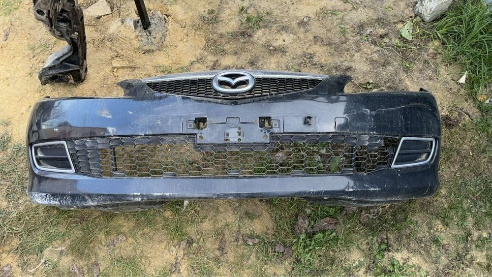 Передній бампер mazda 6 рестайл рестайлінг мазда 6 гг бампер передній