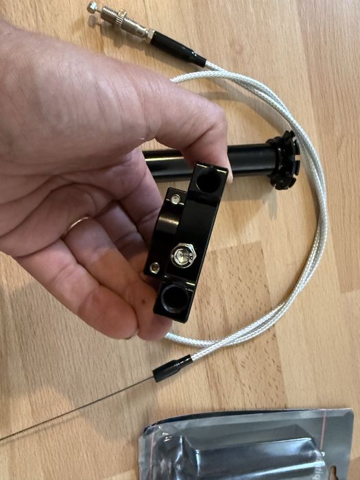 Acelerador rapido regulavel em aluminio cnc