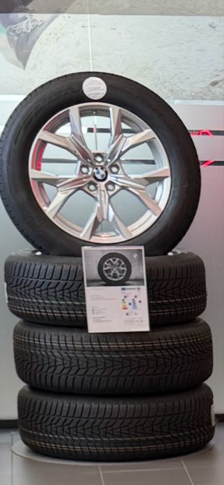 NOWE Oryginalne KOMPLETNE kola zimowe BMW X3 G45 18”.; X1,X2,X4
