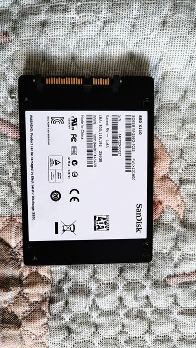 Продам ссд 256 гб