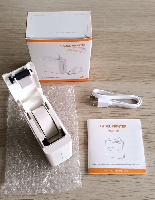 Bluetooth Thermal Label Mini Printer460851103432724483