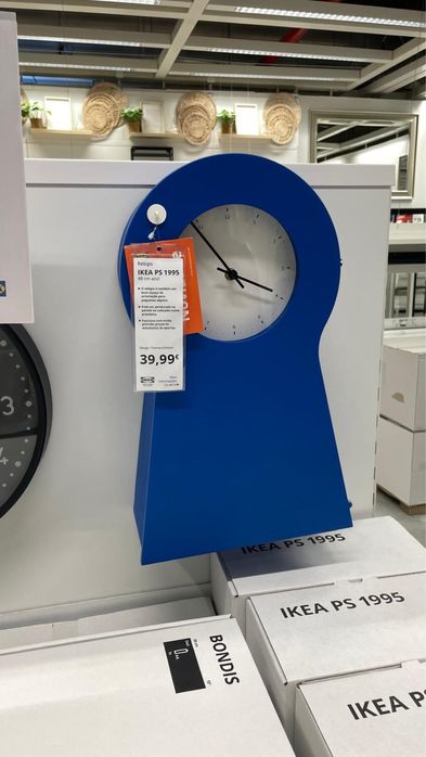 IKEA Relógio PS 1995 armário branco novo (nunca usado)