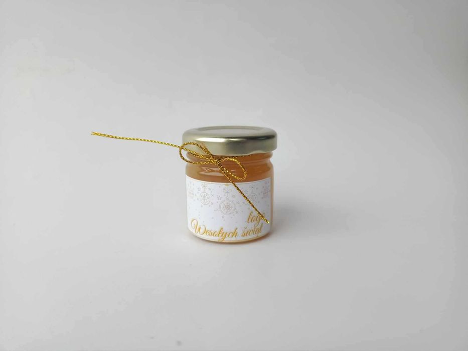miodki upominki prezent świąteczny LOGO 40 ml personalizowany