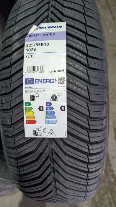 Michelin CrossClimate 3 225/55 R18, 102V XL . 2025 майже нова 3700