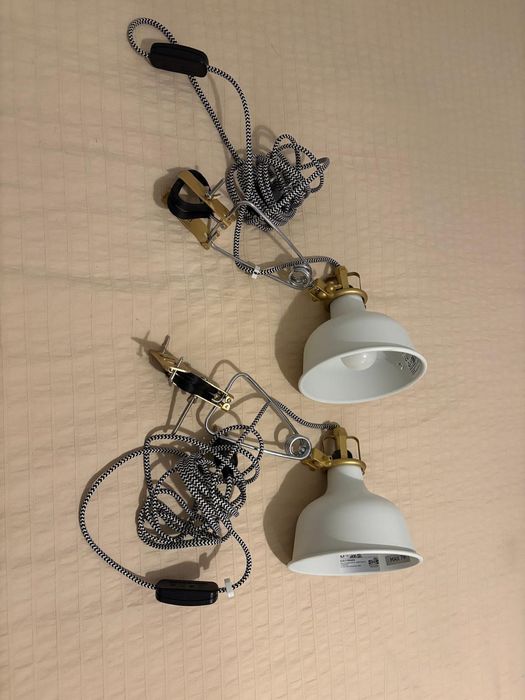 Candeeiro Ikea de parede ou mola Ranarp