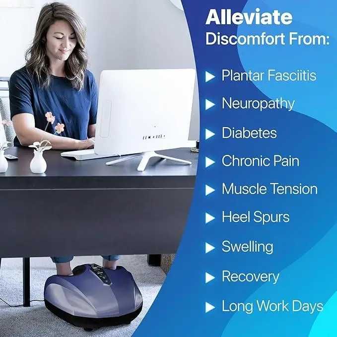 Масажер для ніг MIKO з глибоким розминанням та компресією