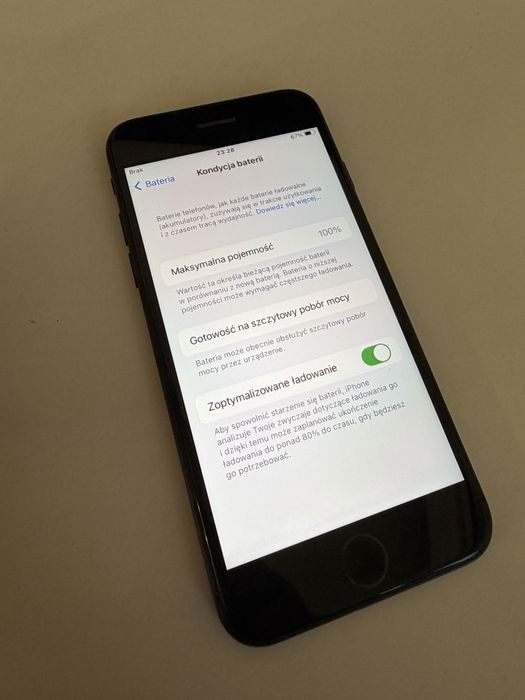 iPhone 7 128gb Black Bateria 100% iOS 15