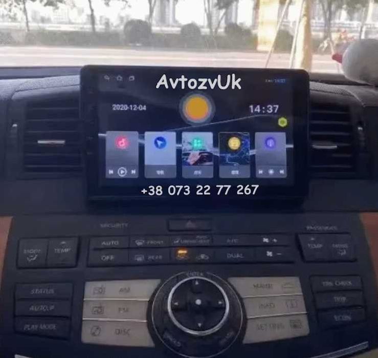 Магнітола QX60 JX35 INFINITI M35 M45 М35 М45 QX56 QX80 Q70 Андроїд 15