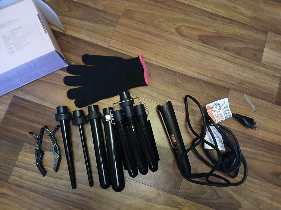 BESTOPE PRO Lokówka do włosów 3 beczki, 5 w 1