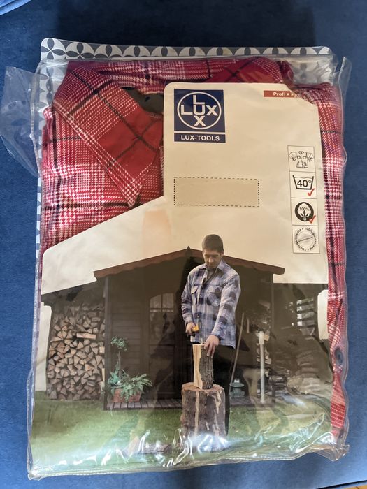kurtka koszula ocieplana flanelowa frost winter  w kratkę LUX-TOOLS rozmiar M