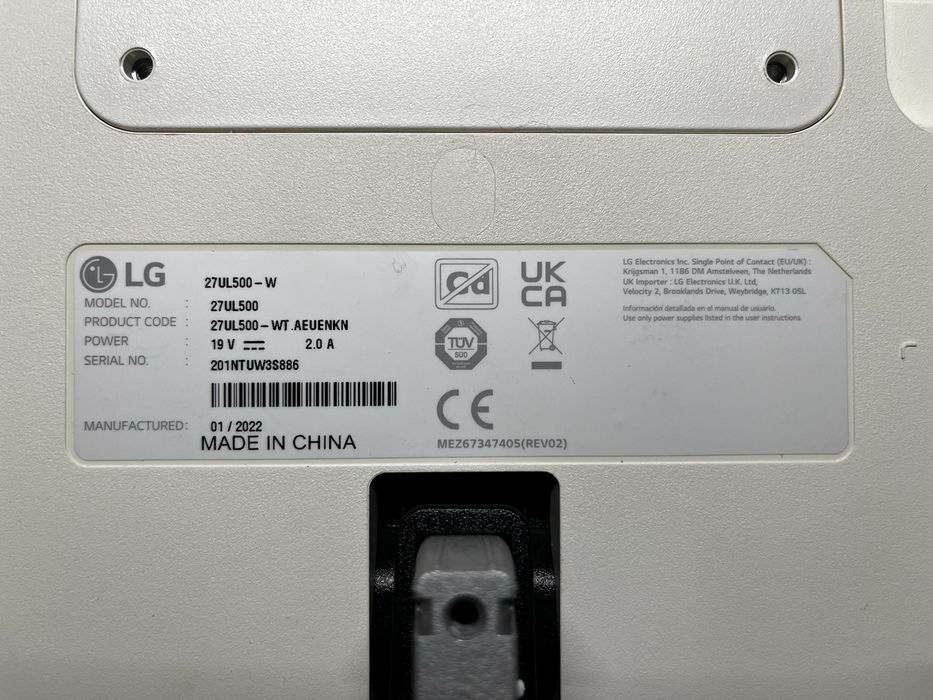 Монитор LG 27UL500 4K