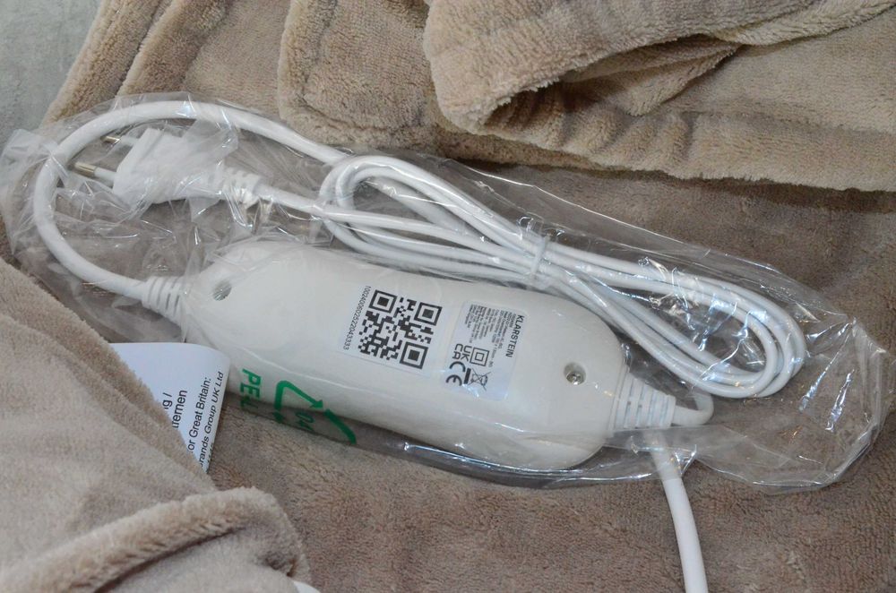 Koc elektryczny 120W nadaje się do prania 180x130