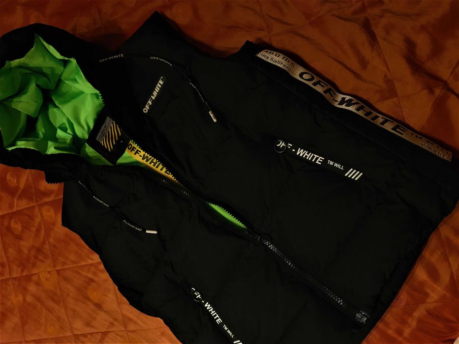 NOWA kamizelka OFF WHITE puchowa okazja nowy model 2022 XL