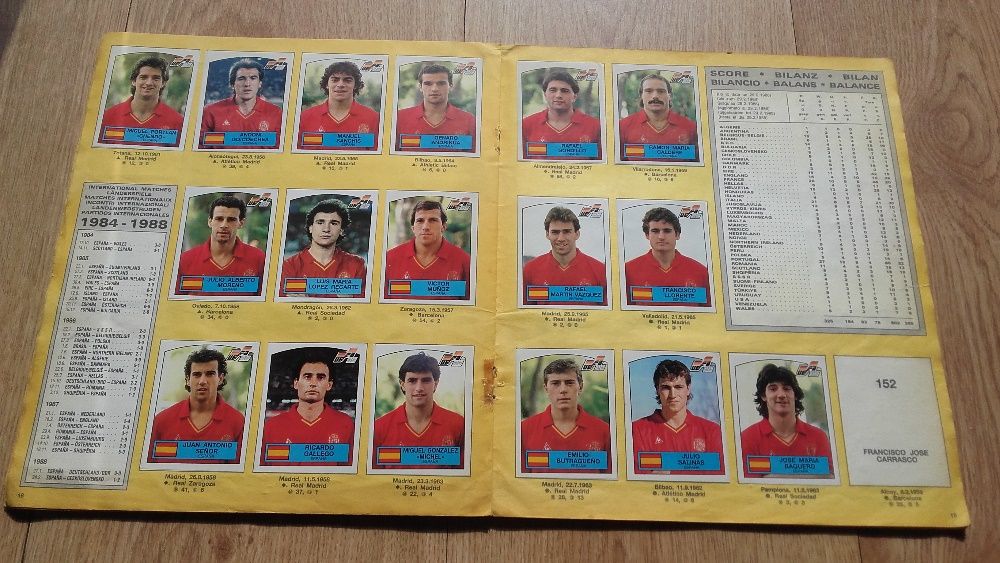 Cromos Euro 88