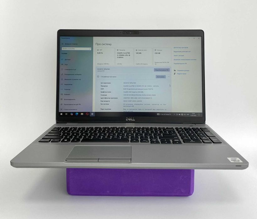 Б/У Ноутбук Dell Latitude 5511 15.6" i5-10300H / 8GB / SSD 256GB