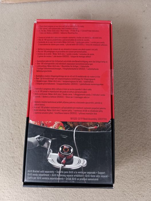 Bezprzewodowy Termometr do grilla iGrill mini firmy weber NOWY OKAZJA