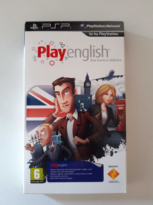 Jogo PSP "Play English"