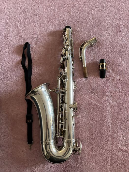 Saxofone alto B&S Blue Label da antiga alemanha de leste