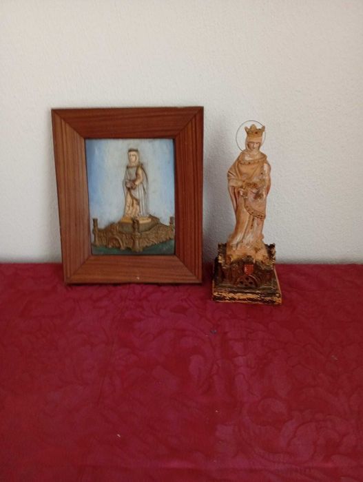 Arte Sacra Santa Isabel Imagem e Placa