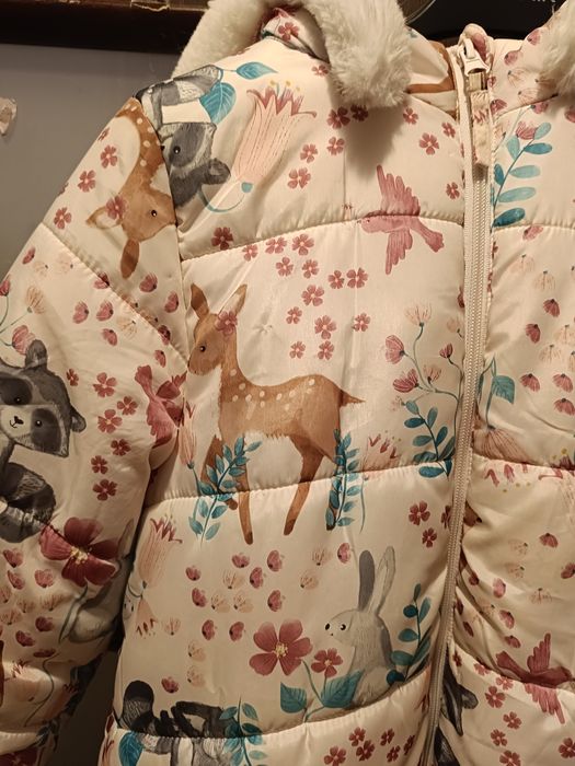Kurtka dziewczęca jesień/zima 134 cm