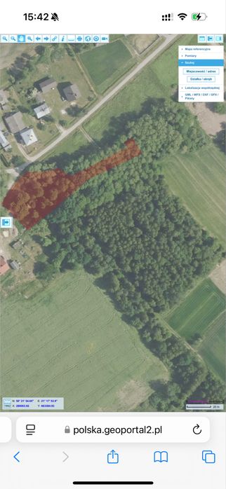 Sprzedam działkę 26 arów – Łysakówek, Gmina Borowa, Powiat Mielecki