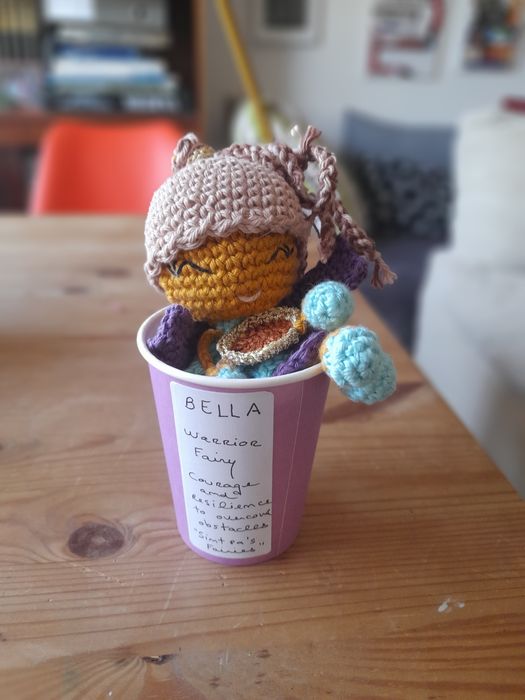 "Cup cake fairies" - bonequinhas fadas artesanais amigurumi