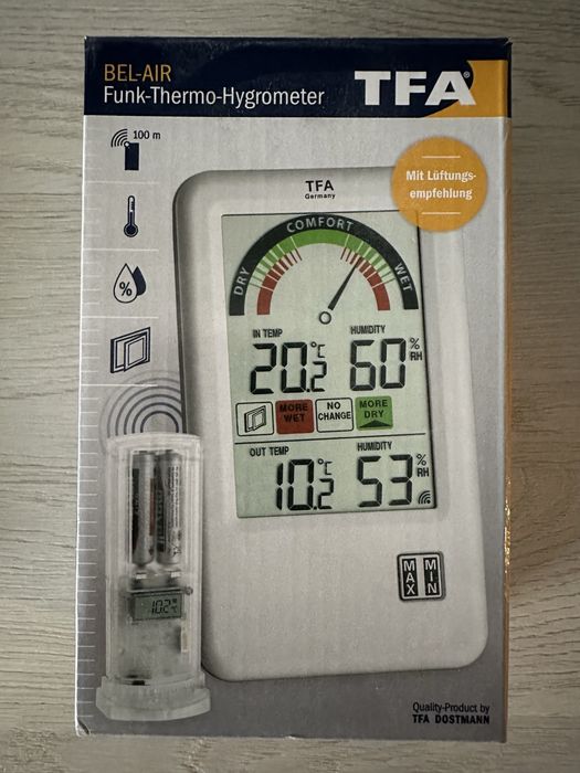 Термогігрометр (метеостанція) TFA IT BEL-AIR