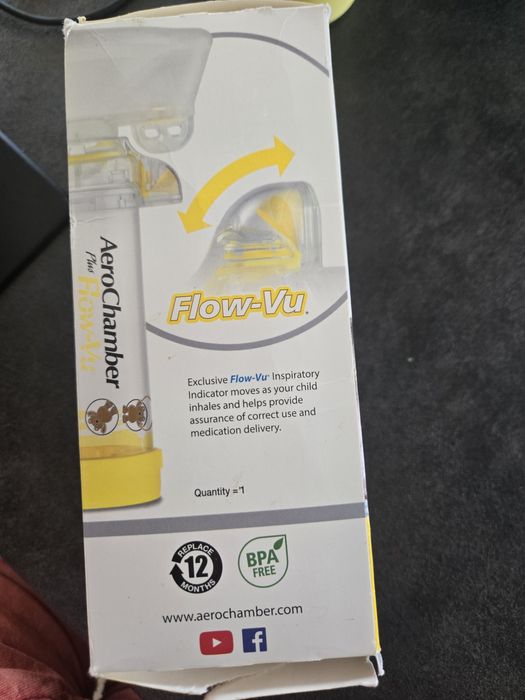 Aero Chamber 1-5  inhalator dla dzeci j.nowy