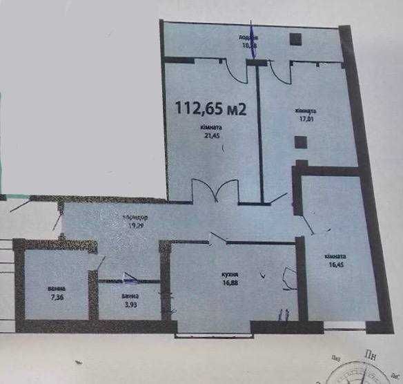 Трикімнатна квартира в самісінькому центрі міста, вул. Січових.
