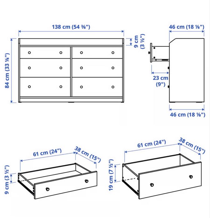 Cómoda Ikea HAUGA