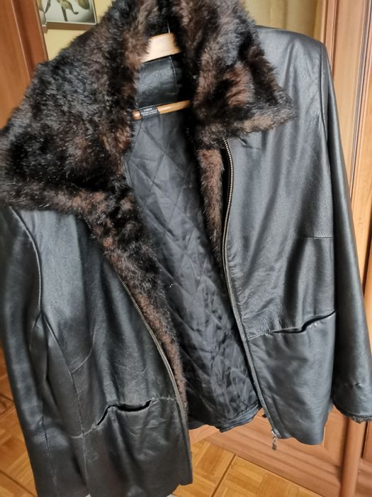 Kurtka skórzana z podpinką
