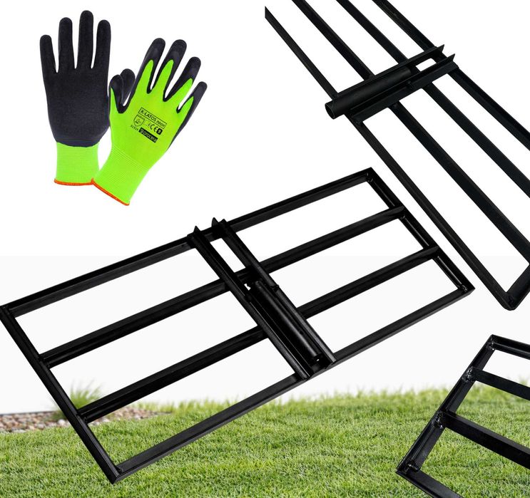 Niwelator do gleby 120 cm – solidny, ręcznie wykonany, stalowy | Polska produkcja