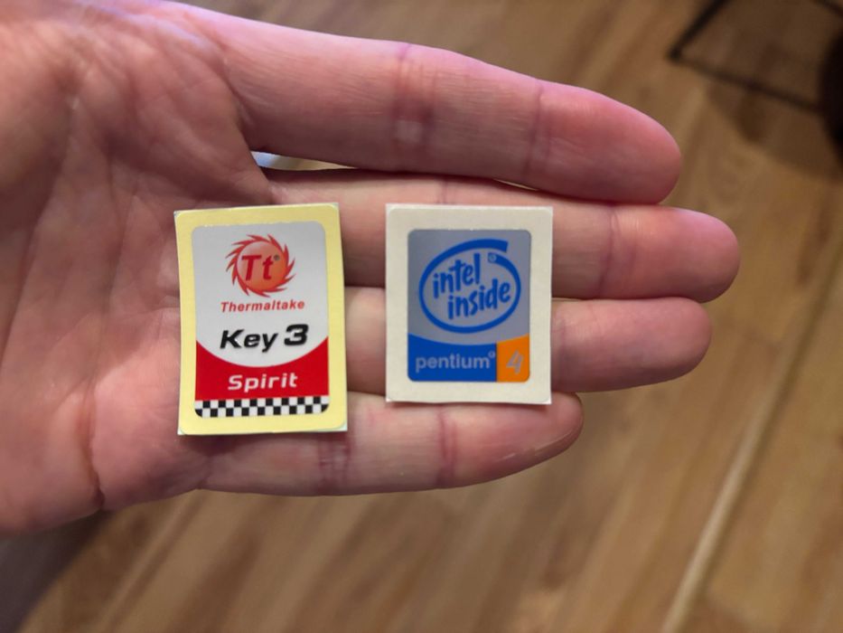 Наклейки Asus, Intel Pentium 4, Zalman, G.Skill, Zotac, TT (новые)