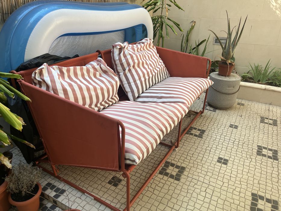 Sofá exterior/jardim em metal - themasie