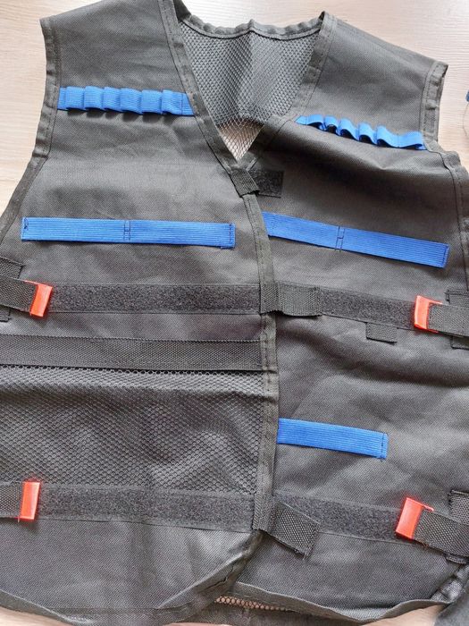 Zestaw do Nerf kamizelka magazynek okulary komin 30 strzałek