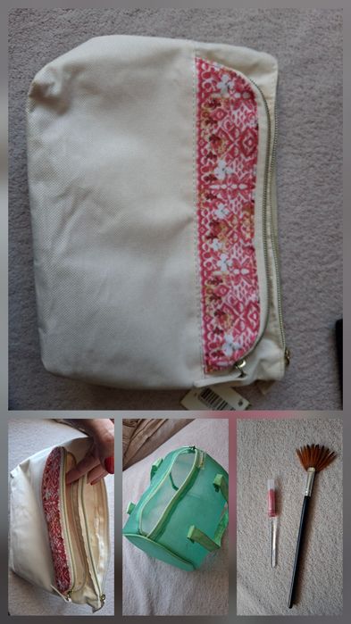 torebka/nerka beż/ecru nowa