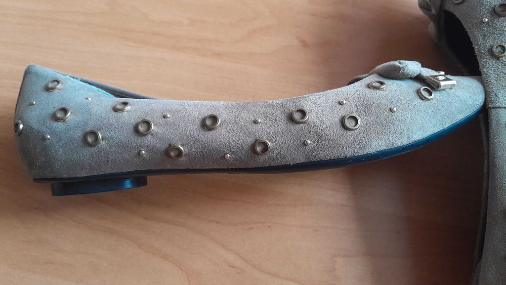 baleriny damskie skóra naturalna