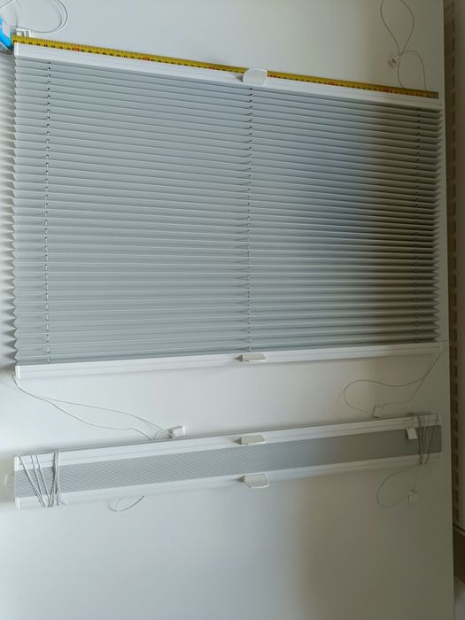 Rolety plisy zaciemniające stan idealny! 2szt 118x68