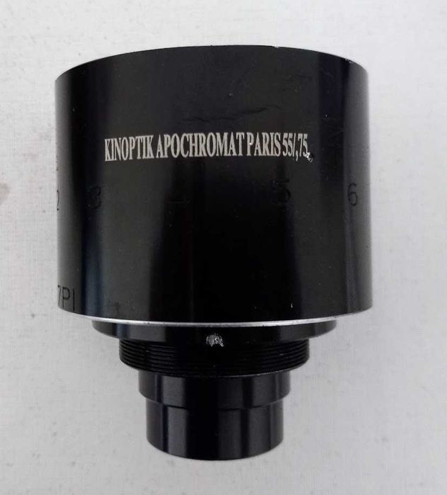 Lente Cinema Vintage Kinoptik Apochromat Paris 75mm f/2 - Impecável
