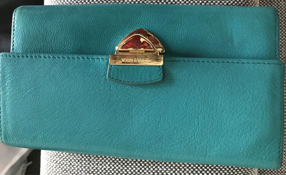 Carteira Bimba y Lola azul turquesa